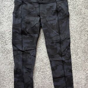 Black Camouflage Leggings